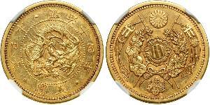 5 Yen Japanisches Kaiserreich (1868-1947) Gold Meiji the Great (1852 - 1912)