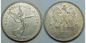 5 Zloty Deuxième République de Pologne (1918 - 1939) Argent 