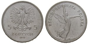 5 Zloty Deuxième République de Pologne (1918 - 1939) Argent 