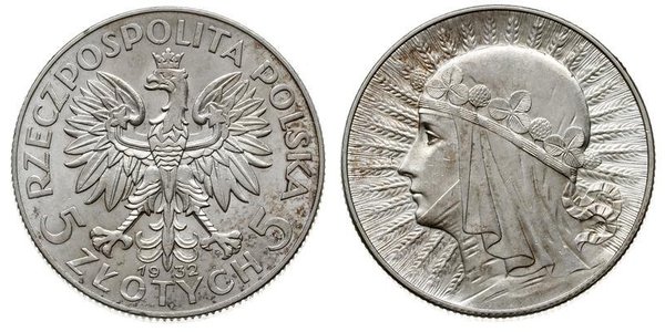 5 Zloty Deuxième République de Pologne (1918 - 1939) Argent Jean III Sobieski (1629-1696)