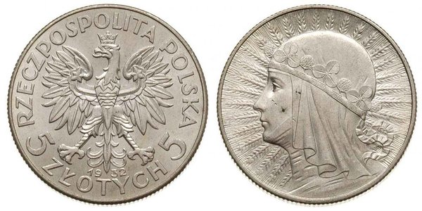 5 Zloty Deuxième République de Pologne (1918 - 1939) Argent Jean III Sobieski (1629-1696)