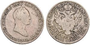 5 Zloty Impero russo (1720-1917) Argento Alessandro I (1777-1825)