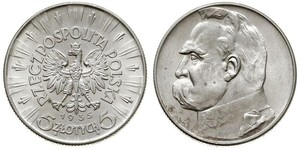 5 Zloty Seconda Repubblica Polacca (1918 - 1939) Argento Józef Piłsudski