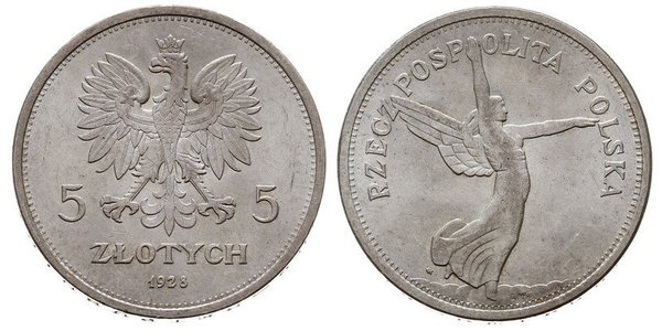 5 Zloty Seconda Repubblica Polacca (1918 - 1939) Argento 