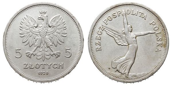 5 Zloty Seconda Repubblica Polacca (1918 - 1939) Argento 