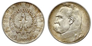 5 Zloty Second Polish Republic (1918 - 1939) Silver Józef Piłsudski