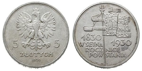 5 Zloty Second Polish Republic (1918 - 1939) Silver 