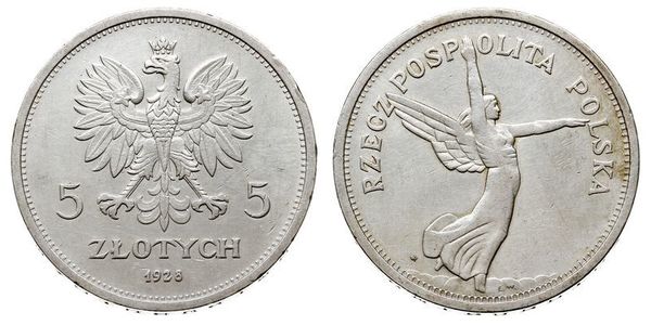 5 Zloty Second Polish Republic (1918 - 1939) Silver 