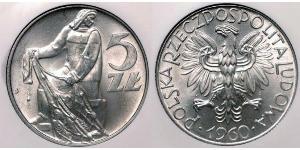 5 Zloty République populaire de Pologne (1952-1990)  