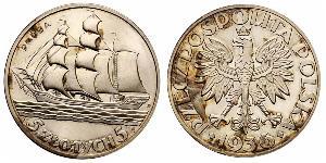 5 Zloty 波兰第二共和国 (1918 - 1939) 銀 