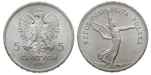 5 Zloty 波兰第二共和国 (1918 - 1939) 銀 