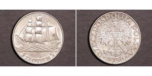 5 Zloty 波兰第二共和国 (1918 - 1939) 銀 