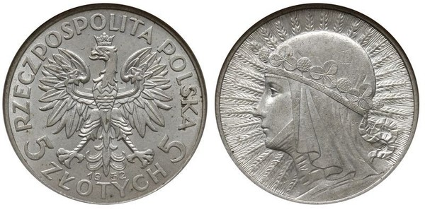 5 Zloty 波兰第二共和国 (1918 - 1939) 銀 扬三世 (波兰)
