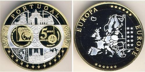 5 Євро Португалія Біметал 