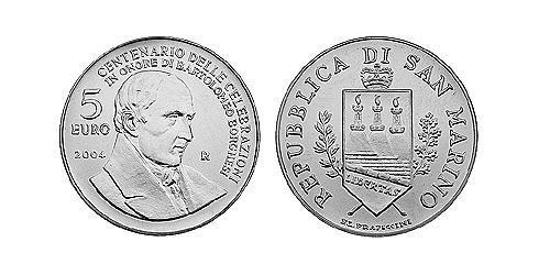 5 Євро Сан-Маріно Срібло 