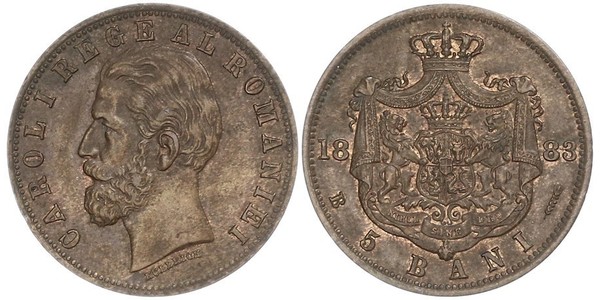 5 Бан Королівство Румунія (1881-1947) Мідь 