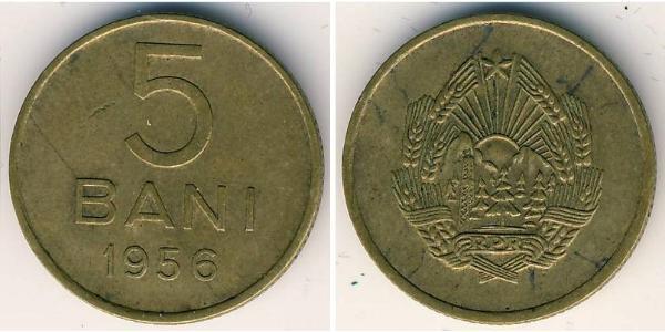 5 Бан Socialist Republic of Romania (1947-1989) Цинк/Нікель/Мідь 