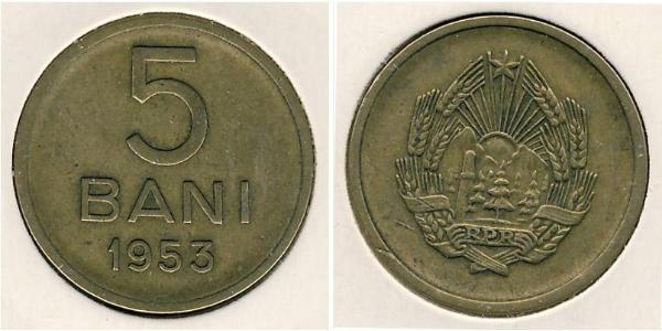 5 Бан Socialist Republic of Romania (1947-1989) Цинк/Нікель/Мідь 