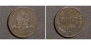 5 Гелер Німецька Східна Африка (1885-1919) Бронза 