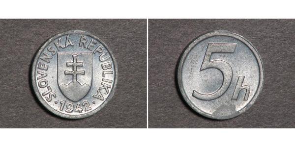5 Гелер Словакія Цинк 