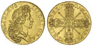 5 Гинея Королевство Англия (927-1649,1660-1707) Золото Вильгельм III (1650-1702)