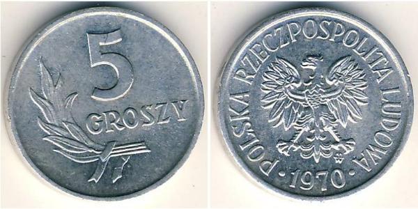 5 Грош Польская Народная Республика (1952-1990) Алюминий 