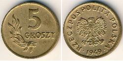 5 Грош Польша Бронза 