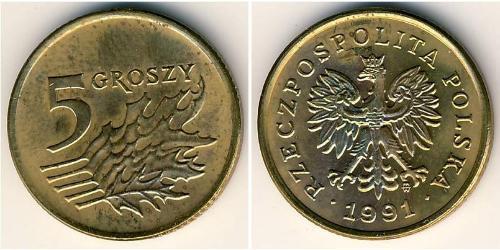 5 Грош Республіка Польща (1991 - ) Бронза 