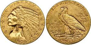 5 Долар США (1776 - ) Золото 