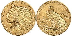 5 Долар США (1776 - ) Золото 