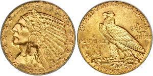 5 Долар США (1776 - ) Золото 
