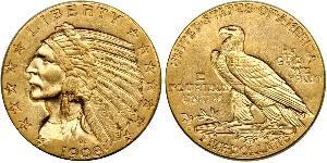 5 Долар США (1776 - ) Золото 