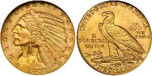 5 Долар США (1776 - ) Золото 