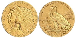 5 Долар США (1776 - ) Золото 