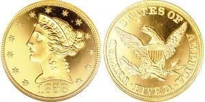 5 Долар США (1776 - ) Золото 