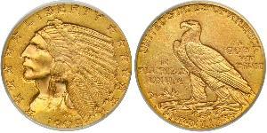 5 Долар США (1776 - ) Золото 
