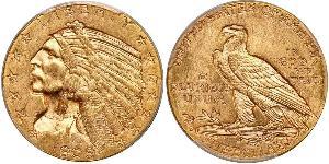 5 Долар США (1776 - ) Золото 