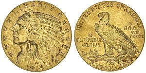 5 Долар США (1776 - ) Золото 