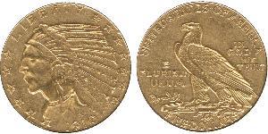 5 Долар США (1776 - ) Золото 