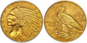 5 Долар США (1776 - ) Золото 