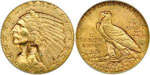 5 Долар США (1776 - ) Золото 