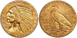 5 Долар США (1776 - ) Золото 