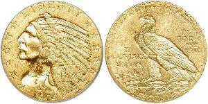 5 Долар США (1776 - ) Золото 