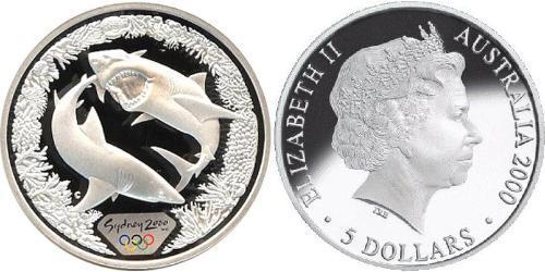5 Долар Австралія (1939 - ) Срібло Єлизавета II (1926-2022)