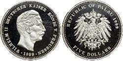 5 Доллар Палау Palladium 