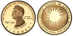5 Доллар США (1776 - ) Золото 