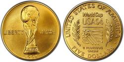 5 Доллар США (1776 - ) Золото 