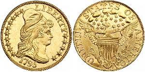 5 Доллар США (1776 - ) Золото 