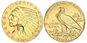 5 Доллар США (1776 - ) Золото 