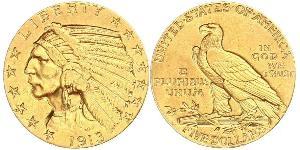 5 Доллар США (1776 - ) Золото 
